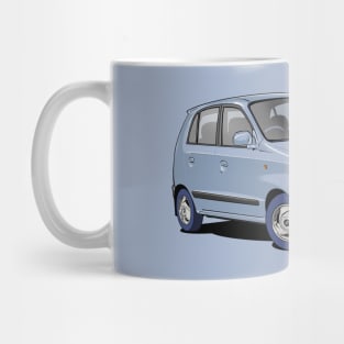 Hyundai Amica in light blue Mug